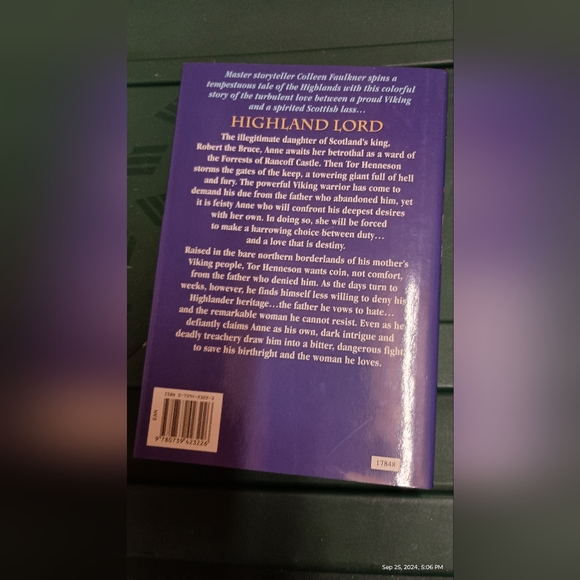 Highland lord book by collen faulkner - Picture 2 of 4